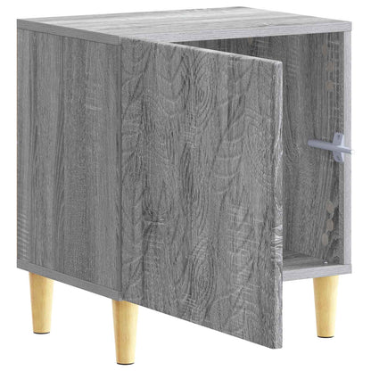 vidaXL Bedside Table 2 pcs Grey Sonoma 43 x 34.5 x 50 cm