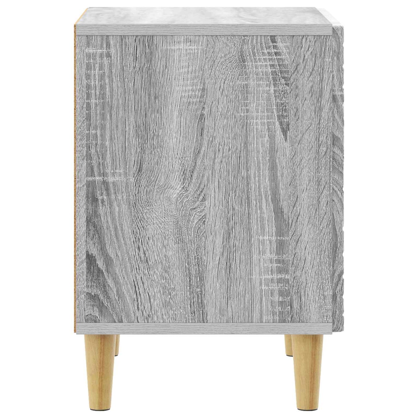 vidaXL Bedside Table 2 pcs Grey Sonoma 43 x 34.5 x 50 cm