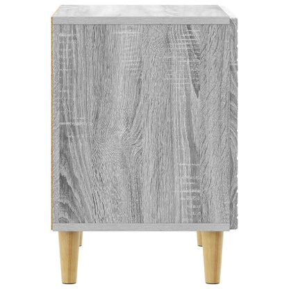 vidaXL Bedside Table 2 pcs Grey Sonoma 43 x 34.5 x 50 cm