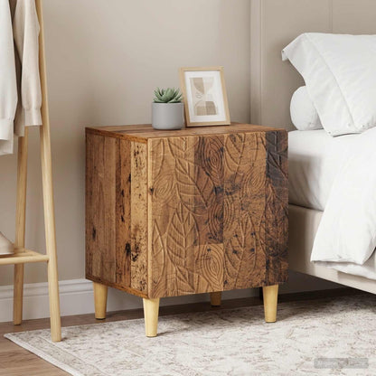 vidaXL Bedside Table 2 pcs Old Wood 43 x 34.5 x 50 cm Engineered Wood