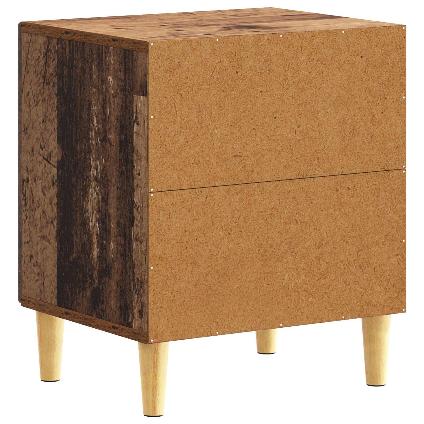 vidaXL Bedside Table 2 pcs Old Wood 43 x 34.5 x 50 cm Engineered Wood