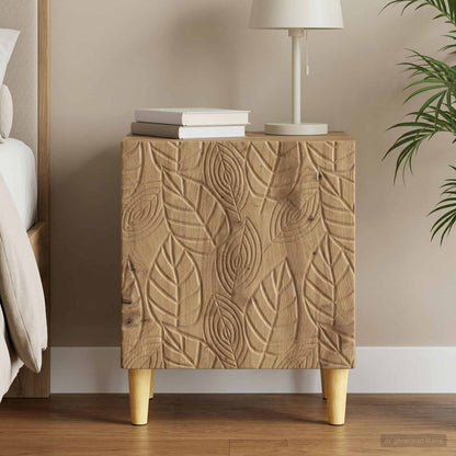 vidaXL Bedside Table Artisan Oak 43 x 34.5 x 50 cm Engineered Wood
