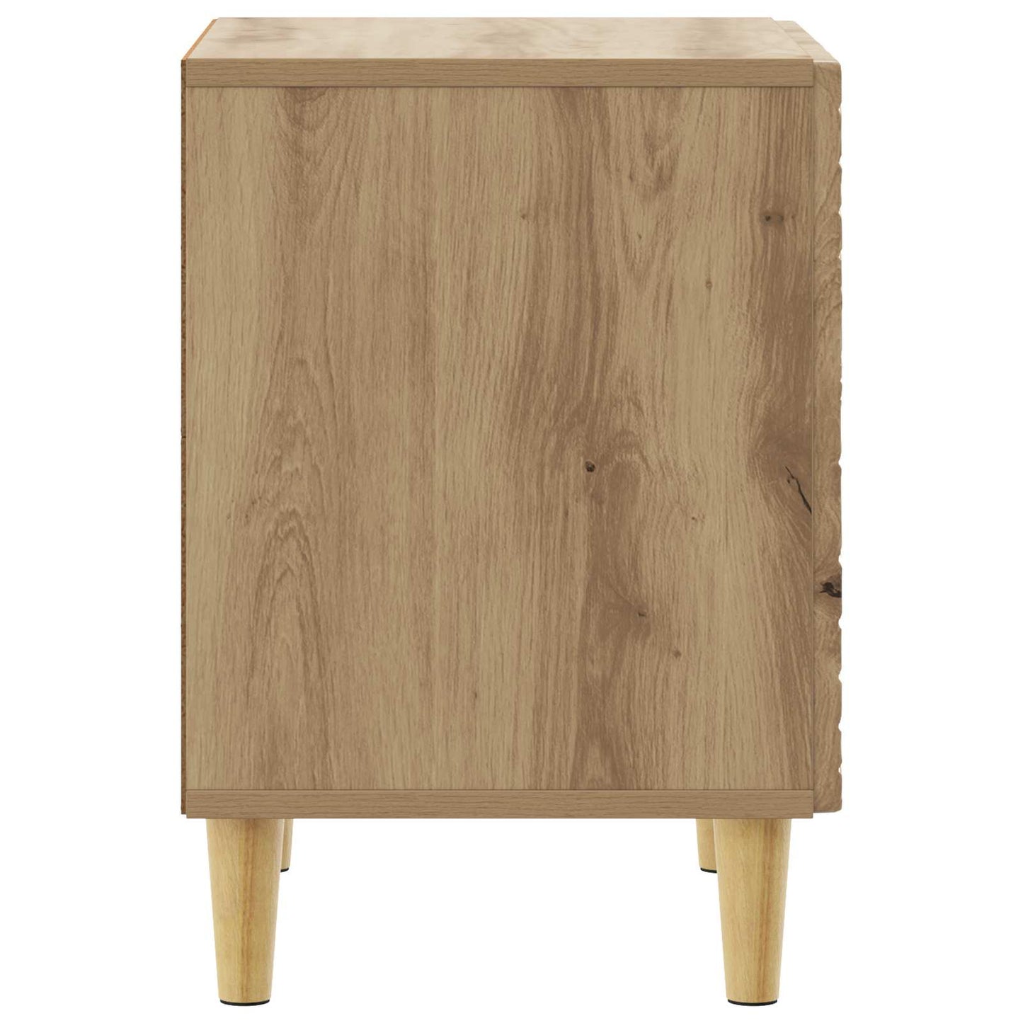 vidaXL Bedside Table Artisan Oak 43 x 34.5 x 50 cm Engineered Wood