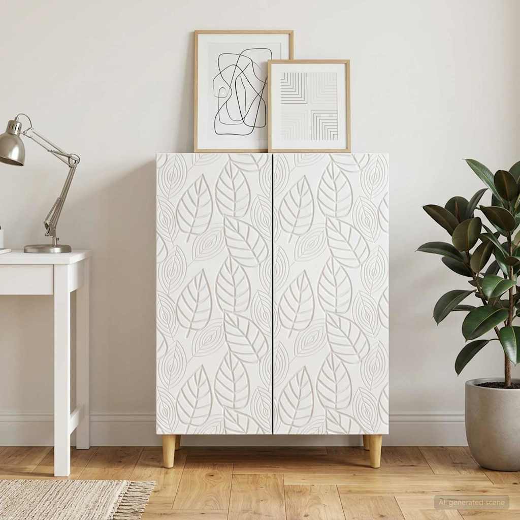 vidaXL Sideboard White 66 x 34.5 x 90 cm Engineered Wood