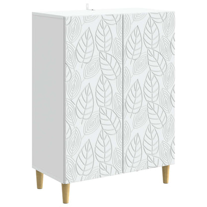 vidaXL Sideboard White 66 x 34.5 x 90 cm Engineered Wood