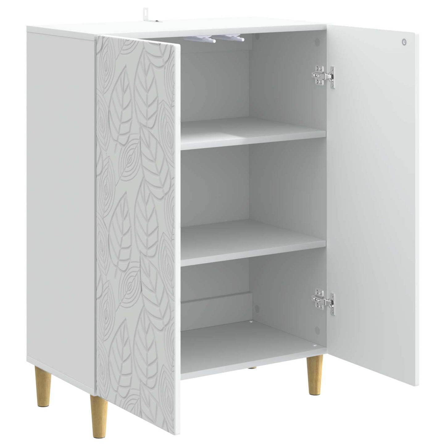 vidaXL Sideboard White 66 x 34.5 x 90 cm Engineered Wood