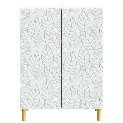 vidaXL Sideboard White 66 x 34.5 x 90 cm Engineered Wood