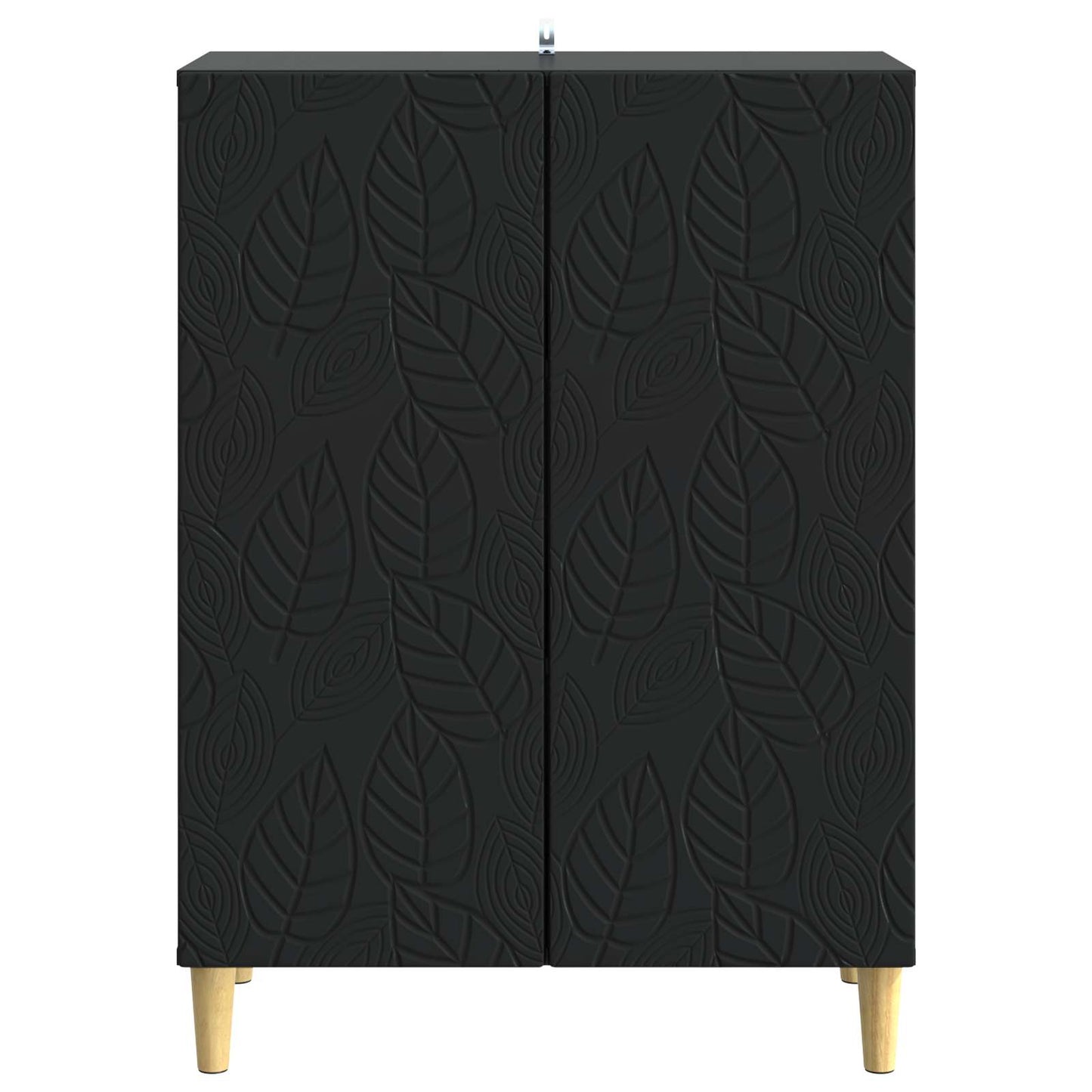 vidaXL Sideboard Black 66 x 34.5 x 90 cm Engineered Wood