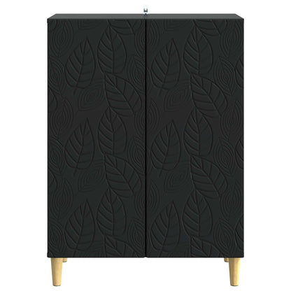 vidaXL Sideboard Black 66 x 34.5 x 90 cm Engineered Wood