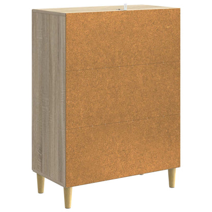 vidaXL Sideboard Sonoma Oak 66 x 34.5 x 90 cm Engineered Wood