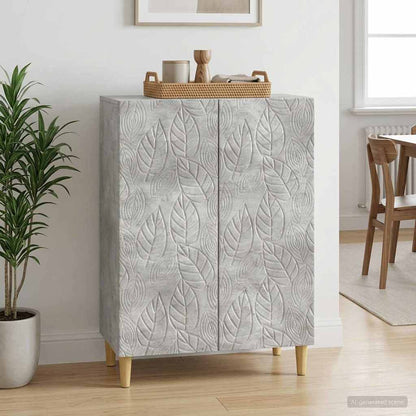 vidaXL Sideboard Concrete Grey 66 x 34.5 x 90 cm Engineered Wood