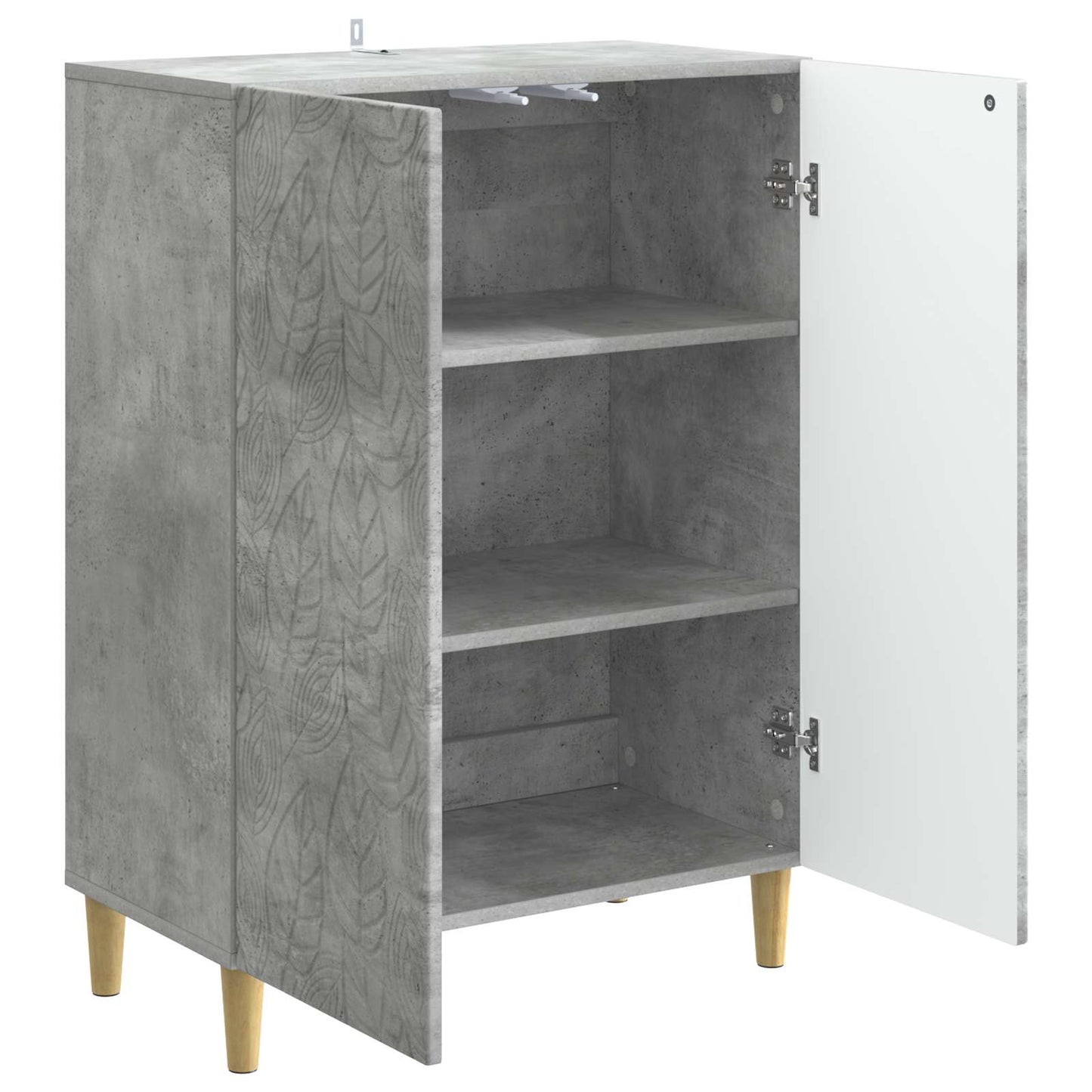 vidaXL Sideboard Concrete Grey 66 x 34.5 x 90 cm Engineered Wood