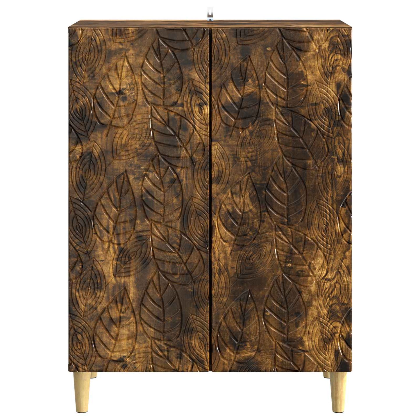 vidaXL Sideboard Smoked Oak 66 x 34.5 x 90 cm Engineered Wood