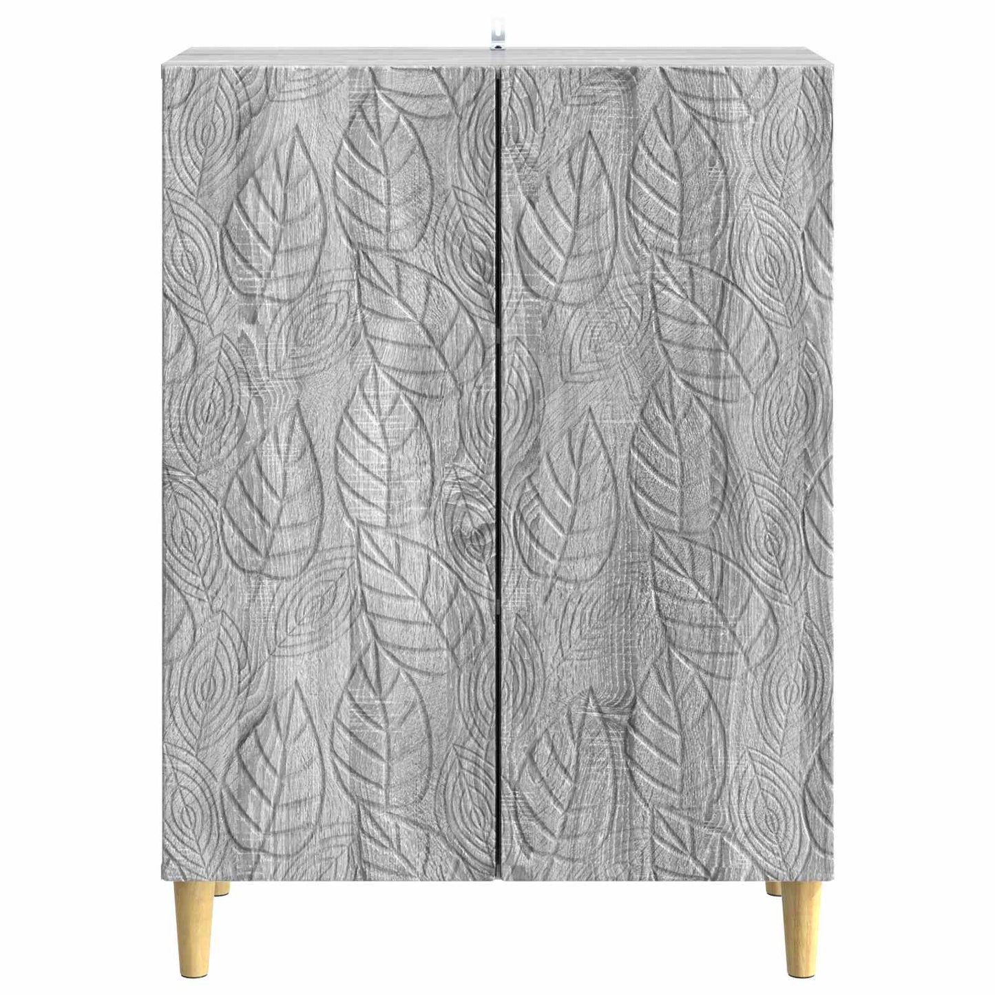 vidaXL Sideboard Grey Sonoma 66 x 34.5 x 90 cm Engineered Wood