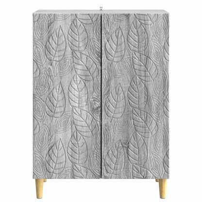 vidaXL Sideboard Grey Sonoma 66 x 34.5 x 90 cm Engineered Wood