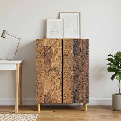 vidaXL Sideboard Old Wood 66 x 34.5 x 90 cm Engineered Wood