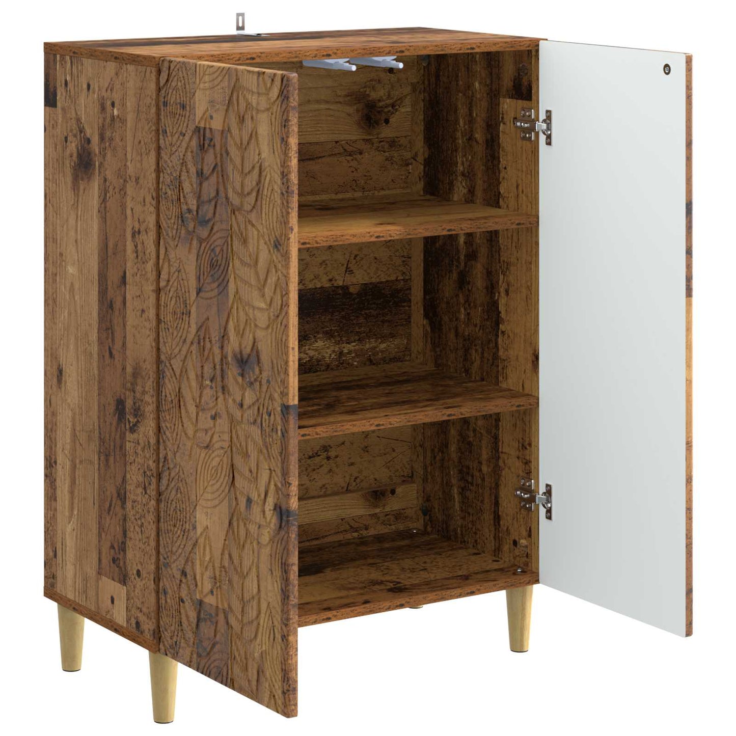 vidaXL Sideboard Old Wood 66 x 34.5 x 90 cm Engineered Wood