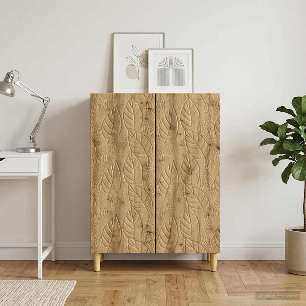 vidaXL Sideboard Artisan Oak 66 x 34.5 x 90 cm Engineered Wood