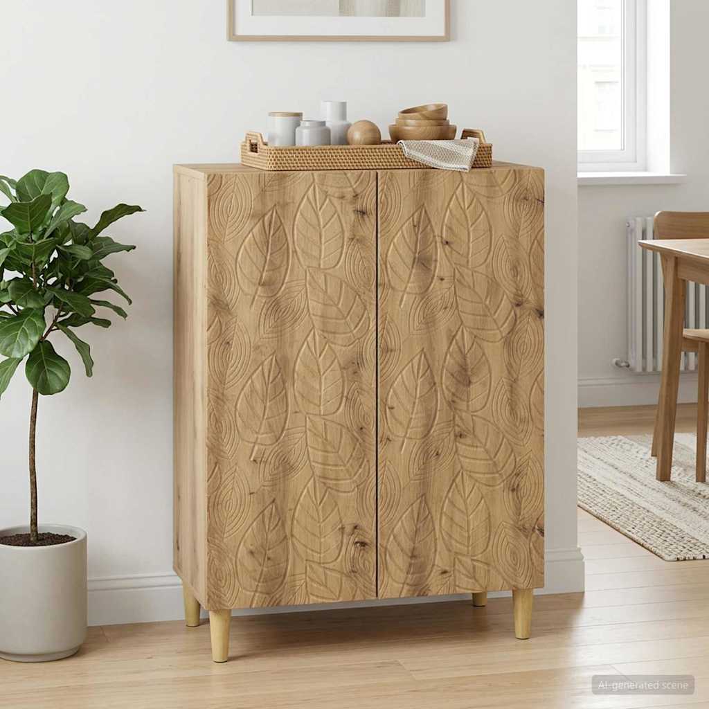 vidaXL Sideboard Artisan Oak 66 x 34.5 x 90 cm Engineered Wood