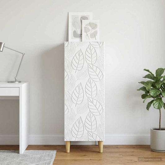 vidaXL Sideboard White 33 x 34.5 x 90 cm Engineered Wood
