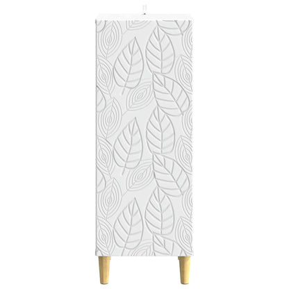 vidaXL Sideboard White 33 x 34.5 x 90 cm Engineered Wood