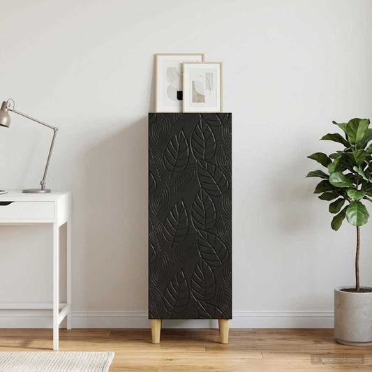 vidaXL Sideboard Black 33 x 34.5 x 90 cm Engineered Wood