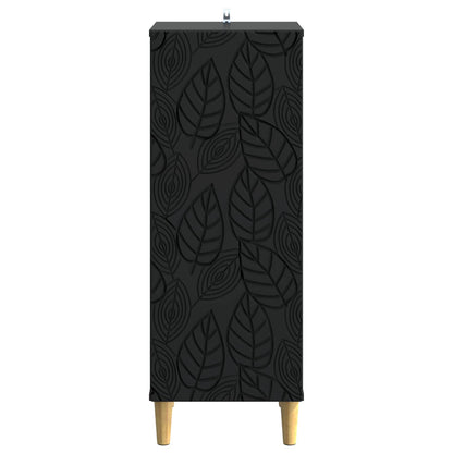 vidaXL Sideboard Black 33 x 34.5 x 90 cm Engineered Wood