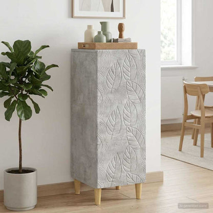 vidaXL Sideboard Concrete Grey 33 x 34.5 x 90 cm Engineered Wood
