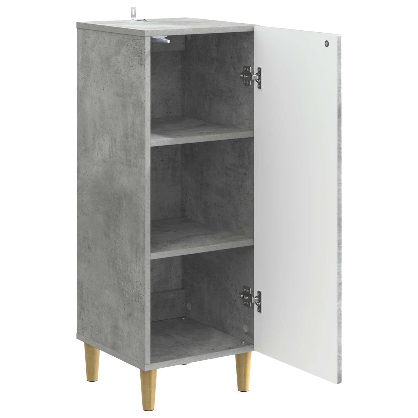 vidaXL Sideboard Concrete Grey 33 x 34.5 x 90 cm Engineered Wood