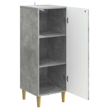 vidaXL Sideboard Concrete Grey 33 x 34.5 x 90 cm Engineered Wood