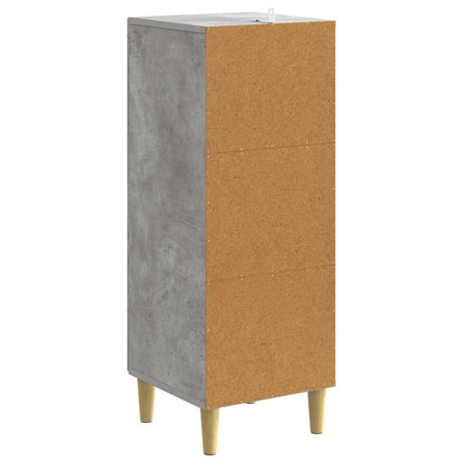 vidaXL Sideboard Concrete Grey 33 x 34.5 x 90 cm Engineered Wood
