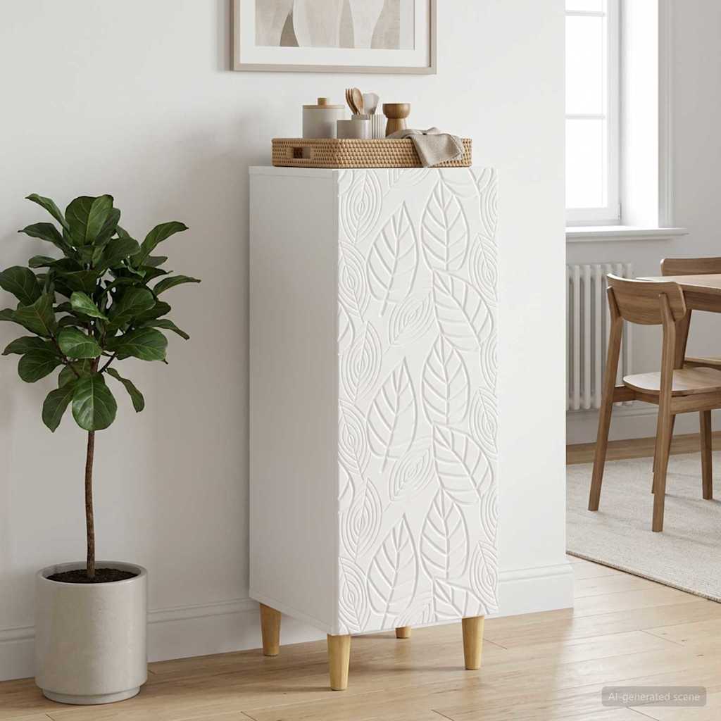 vidaXL Sideboard High Gloss White 33 x 34.5 x 90 cm Engineered Wood