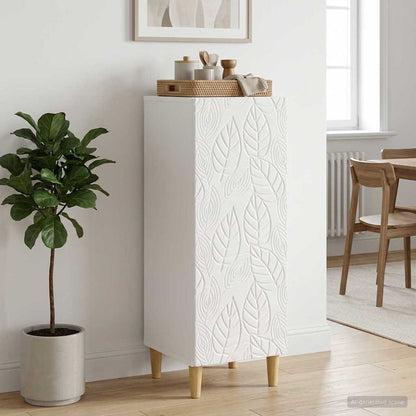 vidaXL Sideboard High Gloss White 33 x 34.5 x 90 cm Engineered Wood