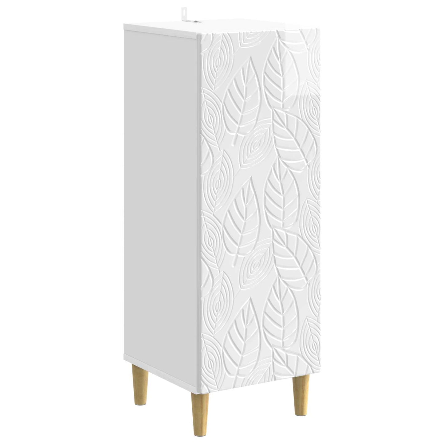 vidaXL Sideboard High Gloss White 33 x 34.5 x 90 cm Engineered Wood