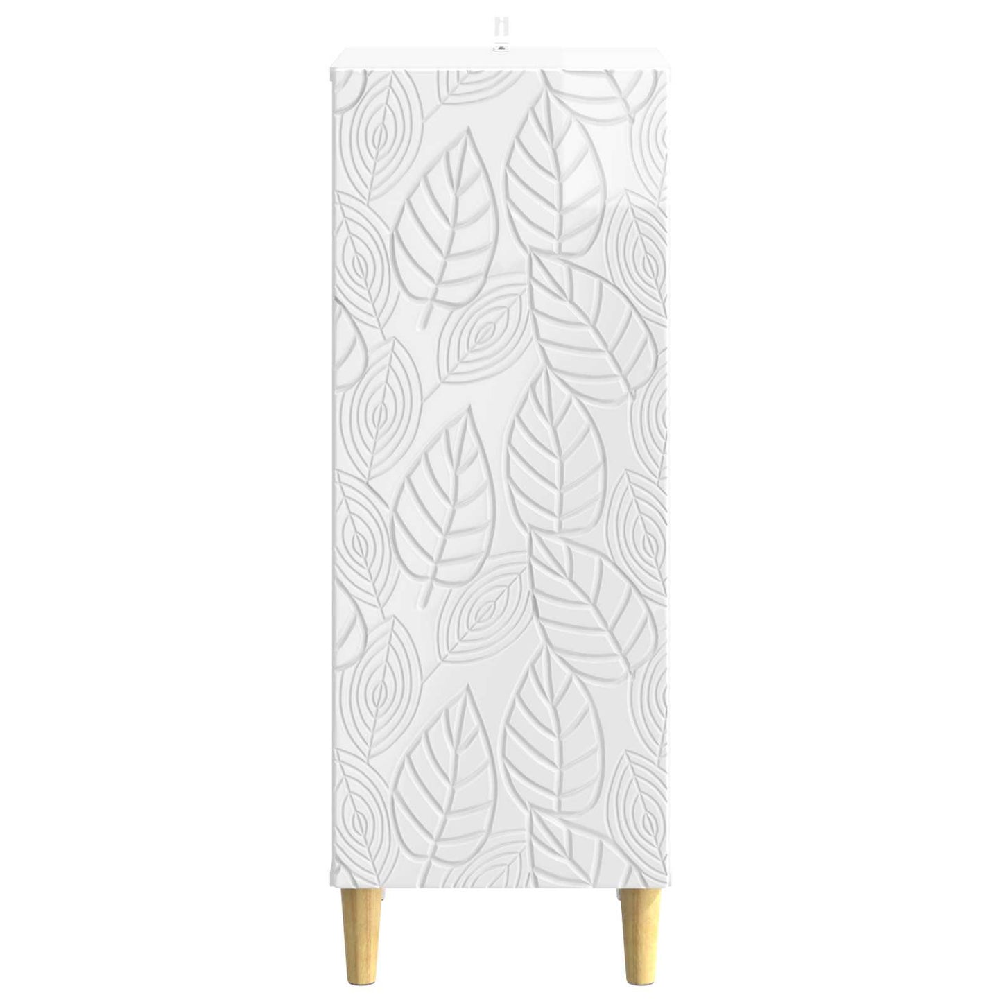 vidaXL Sideboard High Gloss White 33 x 34.5 x 90 cm Engineered Wood