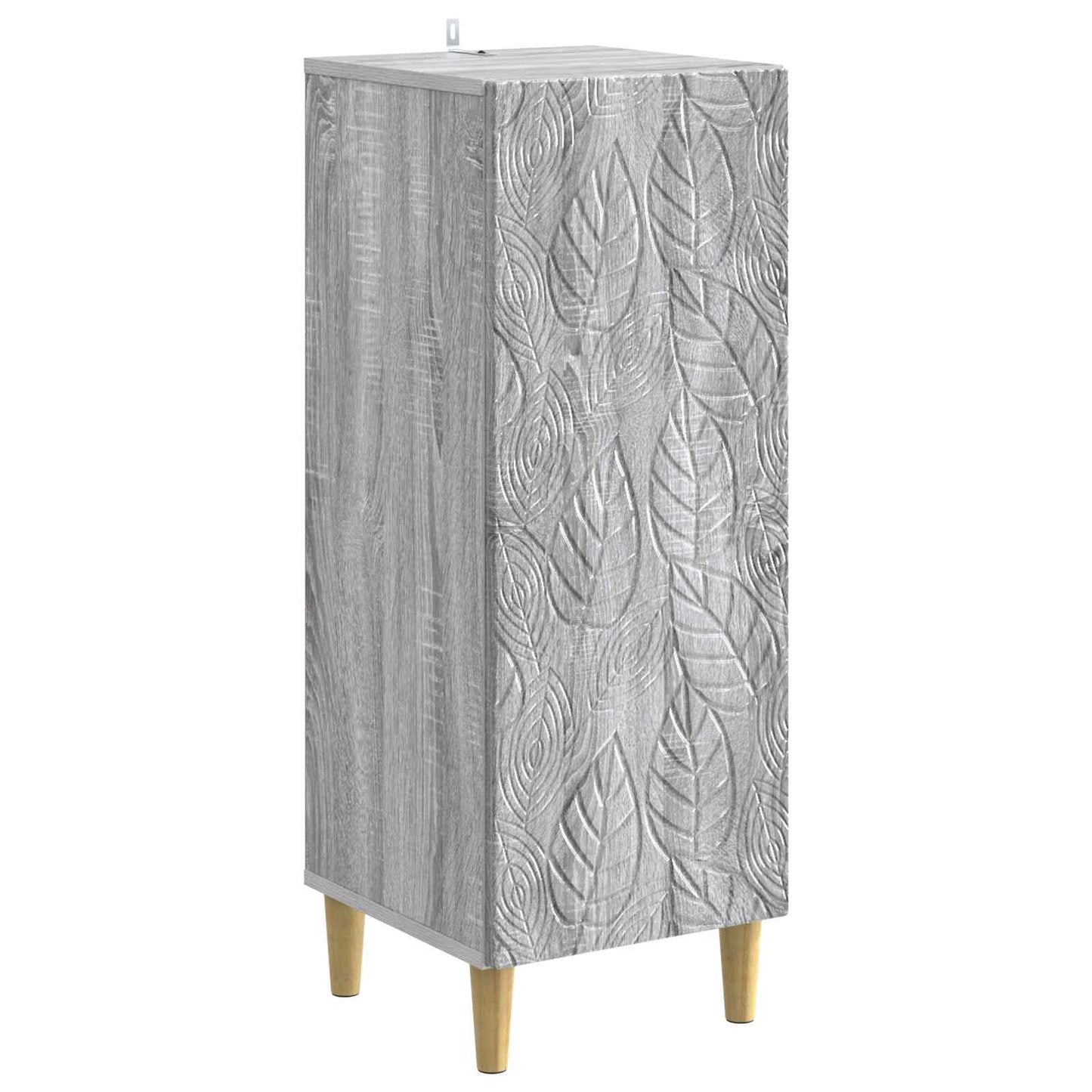 vidaXL Sideboard Grey Sonoma 33 x 34.5 x 90 cm Engineered Wood