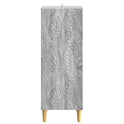 vidaXL Sideboard Grey Sonoma 33 x 34.5 x 90 cm Engineered Wood