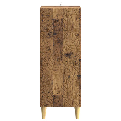 vidaXL Sideboard Old Wood 33 x 34.5 x 90 cm Engineered Wood