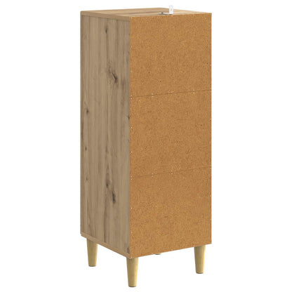 vidaXL Sideboard Artisan Oak 33 x 34.5 x 90 cm Engineered Wood