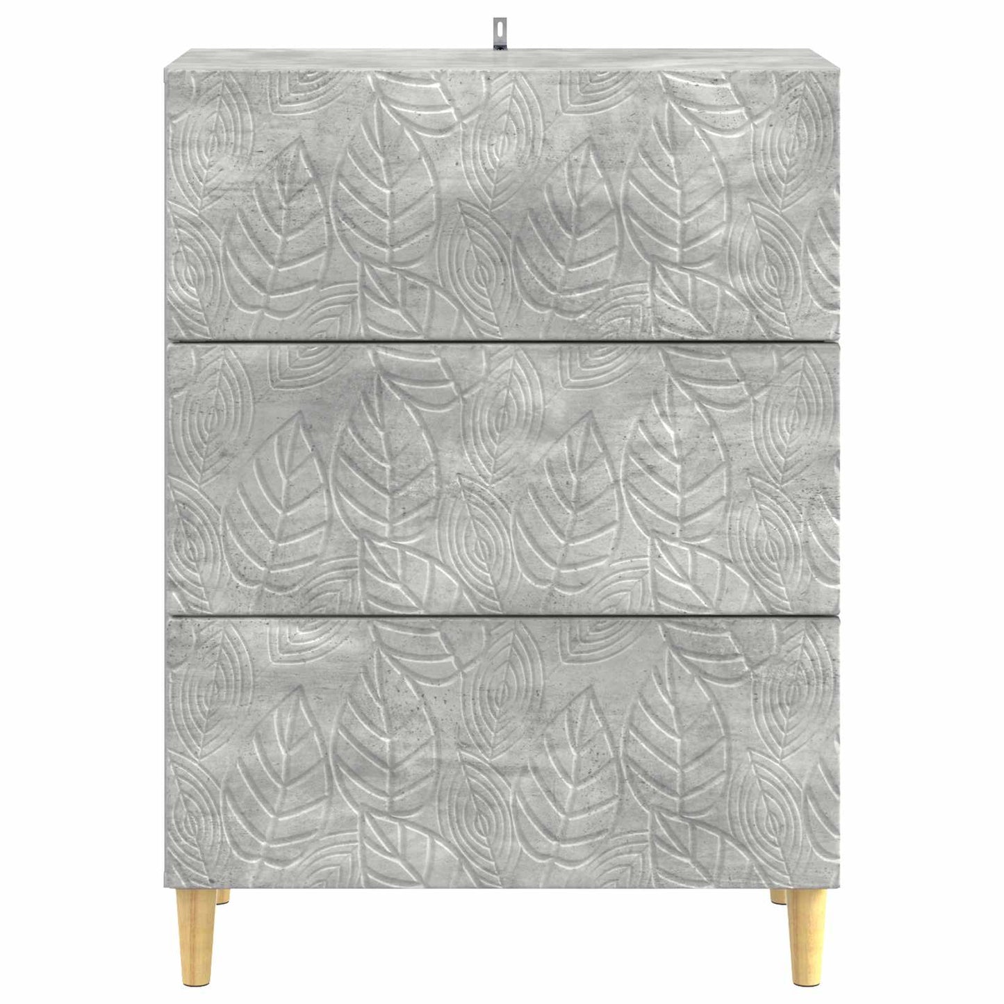 vidaXL Drawer Cabinet Concrete Grey 66 x 34.5 x 90 cm Engineered Wood