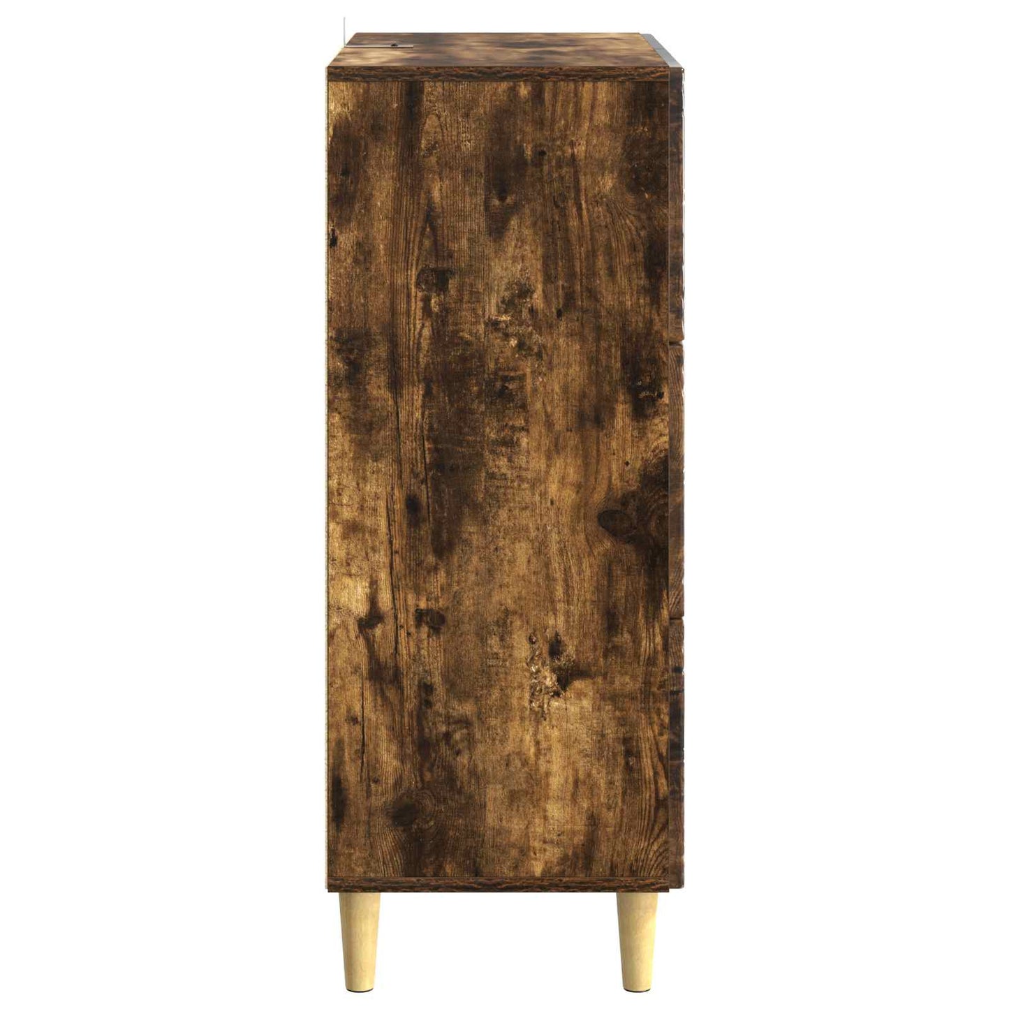 vidaXL Drawer Cabinet Smoked Oak 66 x 34.5 x 90 cm Engineered Wood