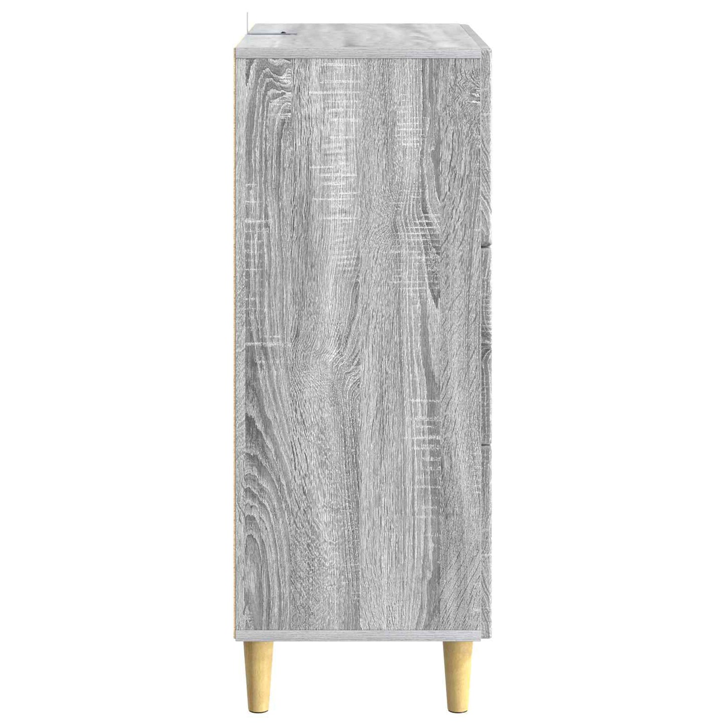 vidaXL Drawer Cabinet Grey Sonoma 66 x 34.5 x 90 cm Engineered Wood
