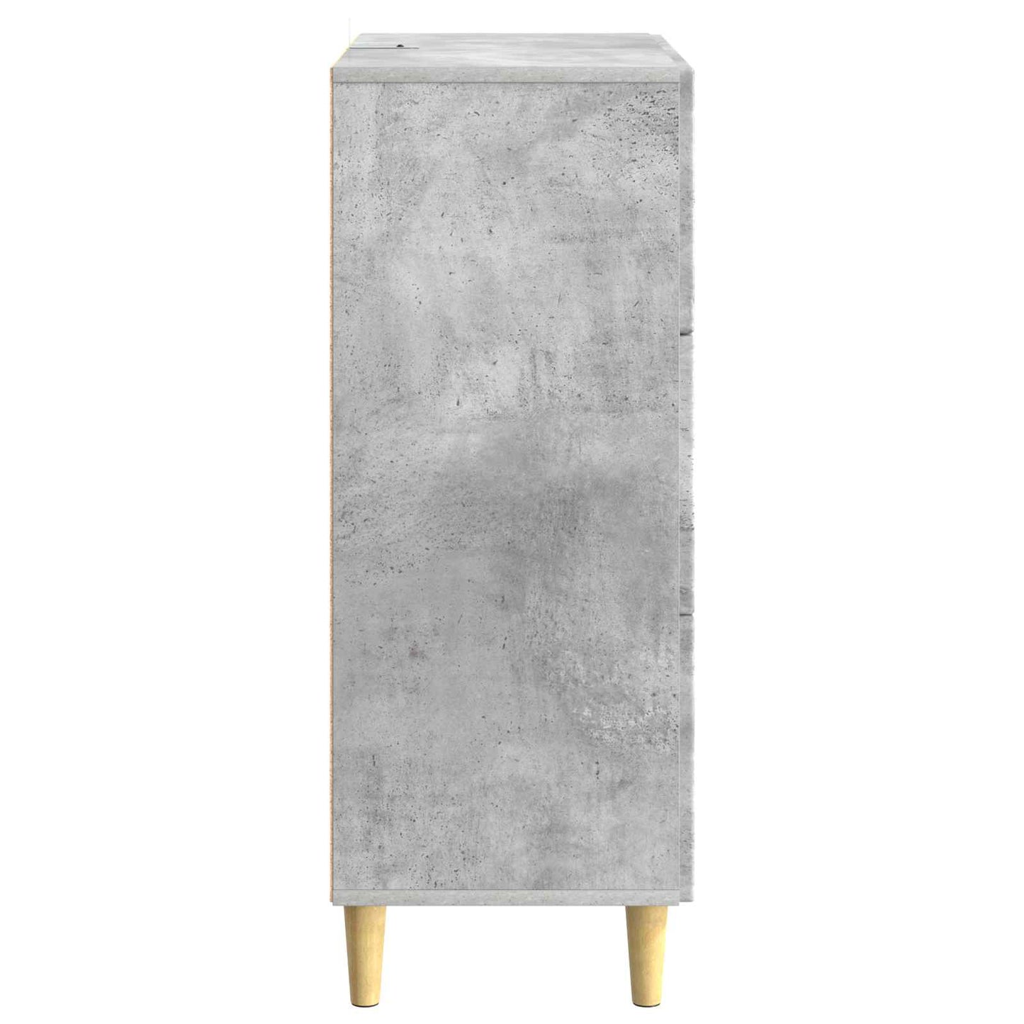 vidaXL Drawer Cabinet Concrete Grey 33 x 34.5 x 90 cm Engineered Wood