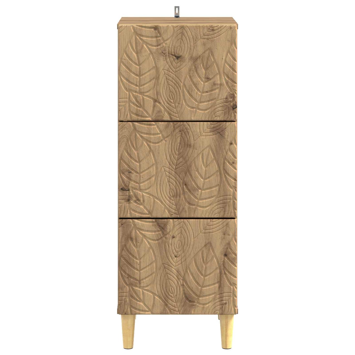 vidaXL Drawer Cabinet Artisan Oak 33 x 34.5 x 90 cm Engineered Wood