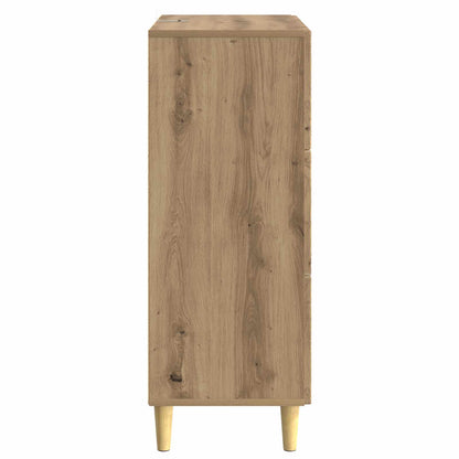 vidaXL Drawer Cabinet Artisan Oak 33 x 34.5 x 90 cm Engineered Wood