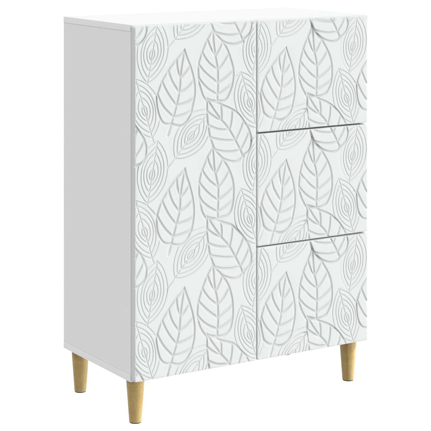 vidaXL Sideboard White 66 x 34.5 x 90 cm Engineered Wood