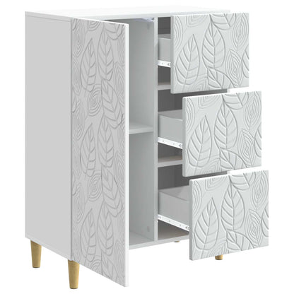 vidaXL Sideboard White 66 x 34.5 x 90 cm Engineered Wood