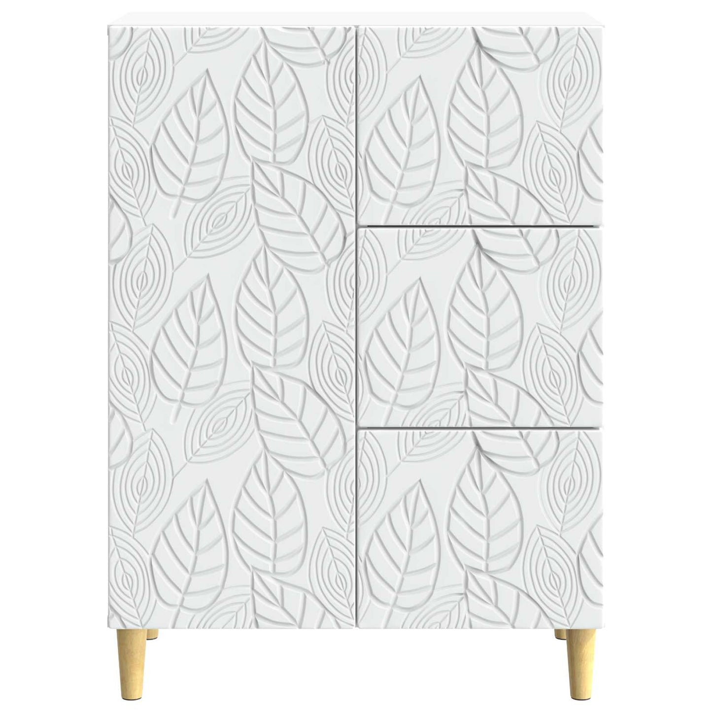 vidaXL Sideboard White 66 x 34.5 x 90 cm Engineered Wood