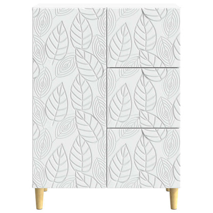 vidaXL Sideboard White 66 x 34.5 x 90 cm Engineered Wood
