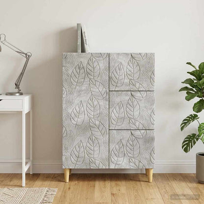 vidaXL Sideboard Concrete Grey 66 x 34.5 x 90 cm Engineered Wood